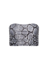 Capri Ruched Tankini Top Snake