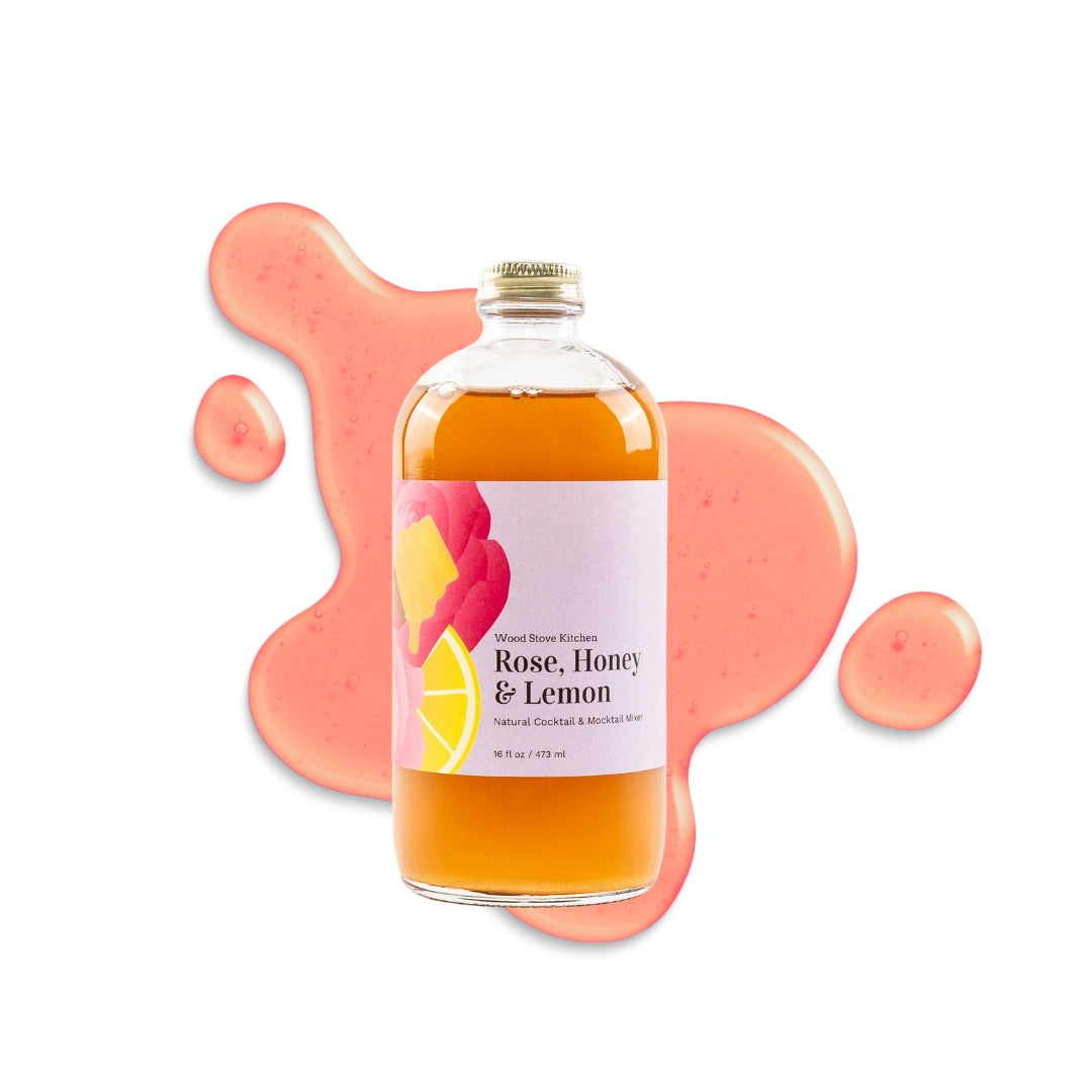 Rose, Honey & Lemon Cocktail-Mocktail Mixer, 16 fl oz-0