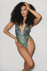 Los Cabos Deep V One Piece Jungle