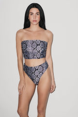 Capri Ruched Tankini Top Snake