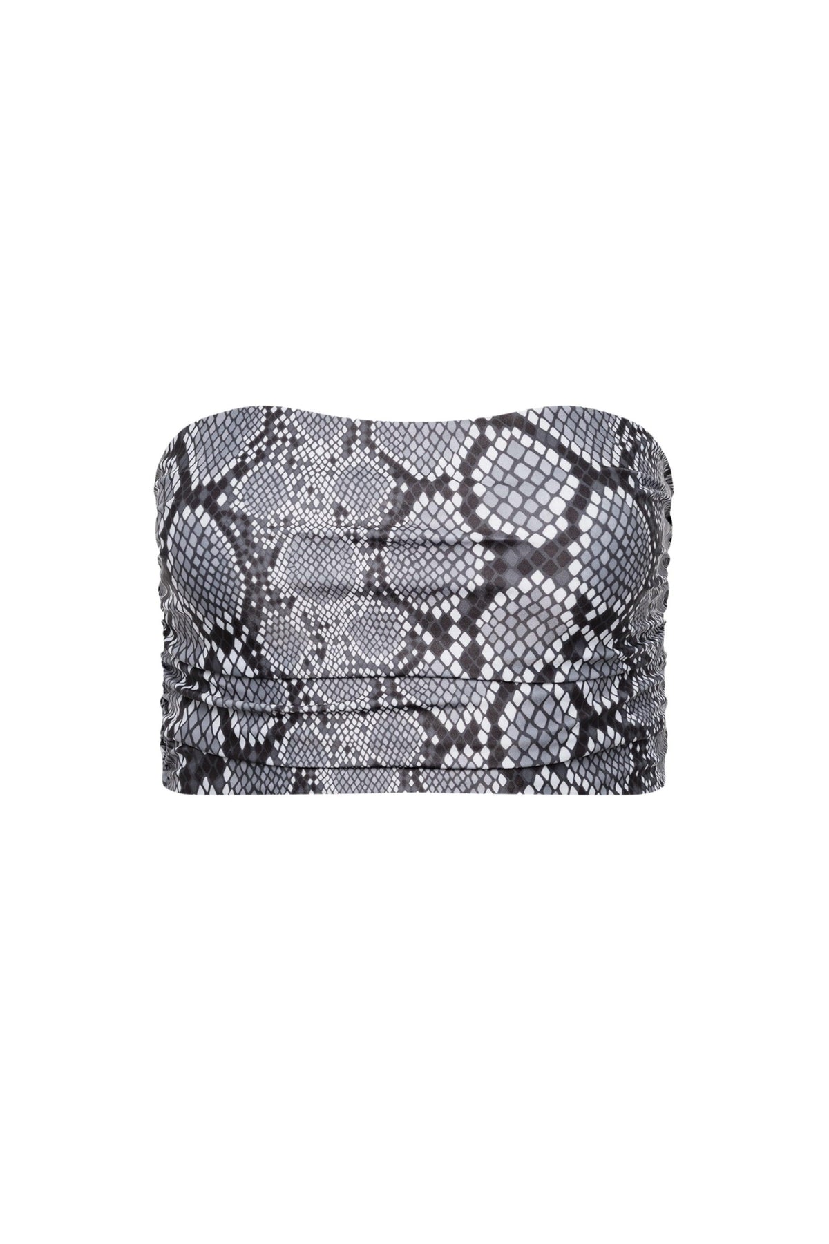 Capri Ruched Tankini Top Snake