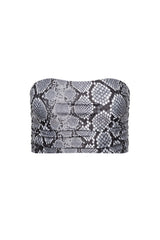 Capri Ruched Tankini Top Snake