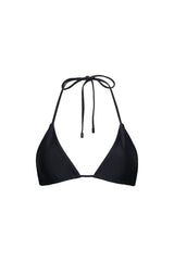 Waikiki Triangle String Bikini Top Black